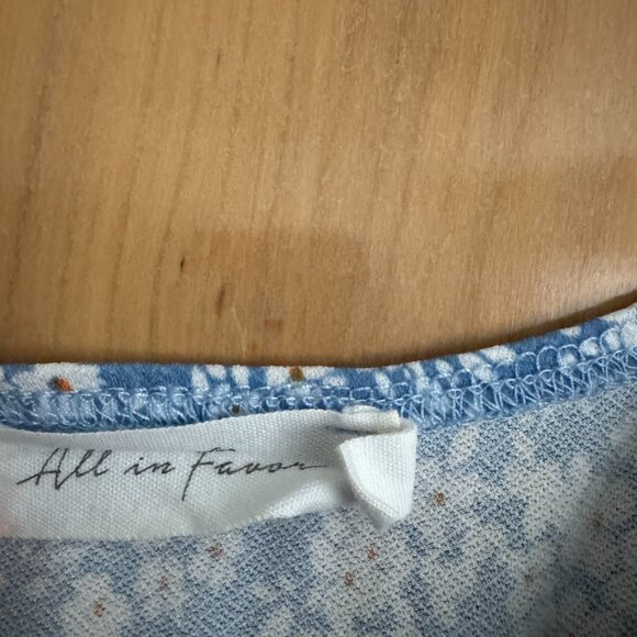 All in Favor Blue Floral Mini Dress - Picture 2 of 3